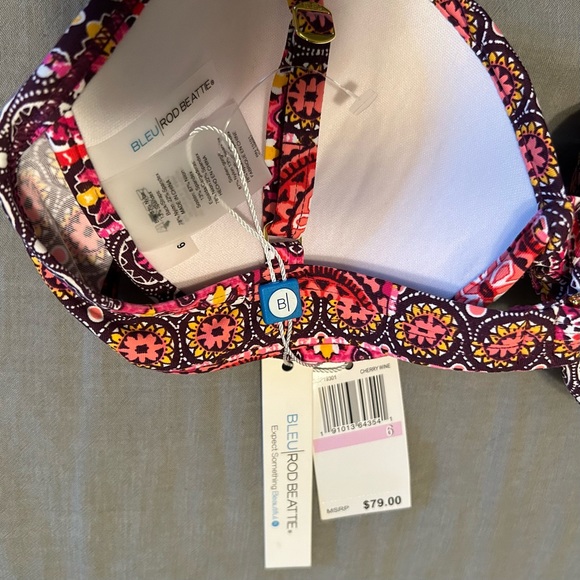 Bleu Rod Beattie 2 pc Swimsuit - Sz 6 - Picture 9 of 9